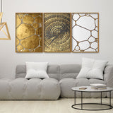 Art Floating Canvas Wall Painting Set of Three