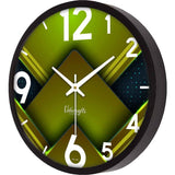 3D Green Colour Wall Clock