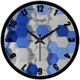3D Hexagon High Quality Designer Wall Clock