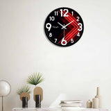 3D Red Wall Clock