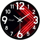 Red Line Wall Clock