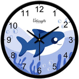 A Big Size Blue Shark Swimming In Sea Designer Wall Clock