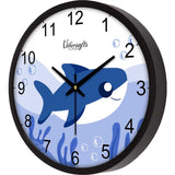 A Big Size Blue Shark Swimming In Sea Designer Wall Clock