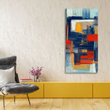 Colorful Texture Canvas Wall Painting