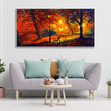 Abstract Art scenery of Park Wall Painting