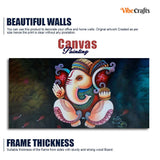 Abstract Art Shri Ganesha Canvas Wall Painting