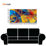 Colorful Textured Canvas Wall Painting