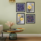 Flowers Wall Frame Set of Four