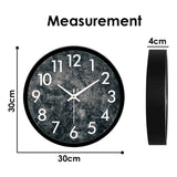Abstract Chalkboard Designer Wall Clock For Study Room