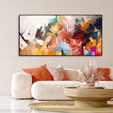 Abstract Colorful Floral Flower art Canvas Wall Painting