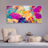 Abstract Colorful Modern Textured Art Wall Painting