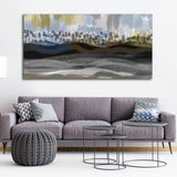 Gray Colour Canvas Wall Painting