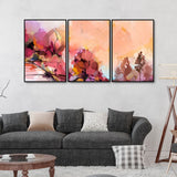 Art Premium Floating Wall Painting Set of 3