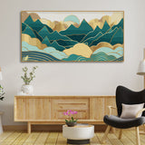 Mountains Luxurious Pattern Wall Painting