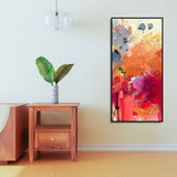 Pink Colour Canvas Wall Painting