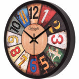 Abstract Roulette Messy Designer Wall Clock
