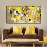 Yellow Colour Canvas Wall Painting