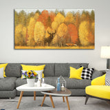 Yellow Colour Premium Canvas Wall Painting