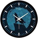 Black and Blue colour Clock