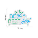 "Be Your Best Self" Inspirational Neon LED Light