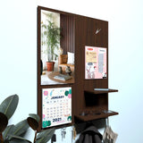 Beautiful "7 In One" Wooden Wall Organiser with Mirrorr
