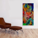 Colorful Textured art Canvas Wall Painting