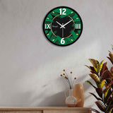 Green colour Designer Wall Clock