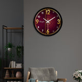 Golden Pattern Designer Wall Clock