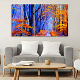 Beautiful Forest Canvas Wall Painting Set of Five