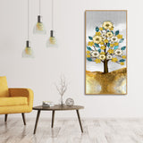 Beautiful Golden Flower Canvas Wall Painting