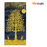 Golden Tree Premium Canvas Wall Painting