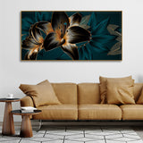 Lilies Flowers Canvas Wall Painting