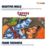 Beautiful Lord Radha Krishna Canvas Big Wall Painting Wall Art