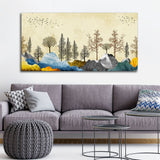  Landscape with Trees Premium Canvas Wall painting