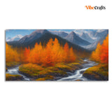  foliage of Trees Canvas Wall Painting