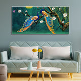  Pair of Peacock Canvas Wall Painting