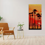 tree at Sunset Canvas Wall Painting