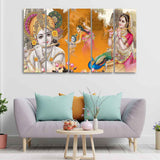 Beautiful Radha Krishna Canvas Wall Painting 