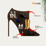 Beautiful Sandal Shape Designer Wooden Wall Shelf /Women's Sandal 