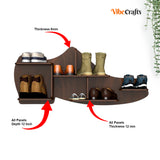 Beautiful Shoe Shape Designer Wooden Wall Shelf /Men's Shoe Shelf, 