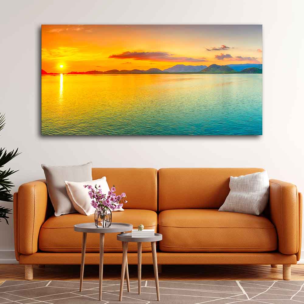 Beautiful Sunset Horizon Canvas wall Painting