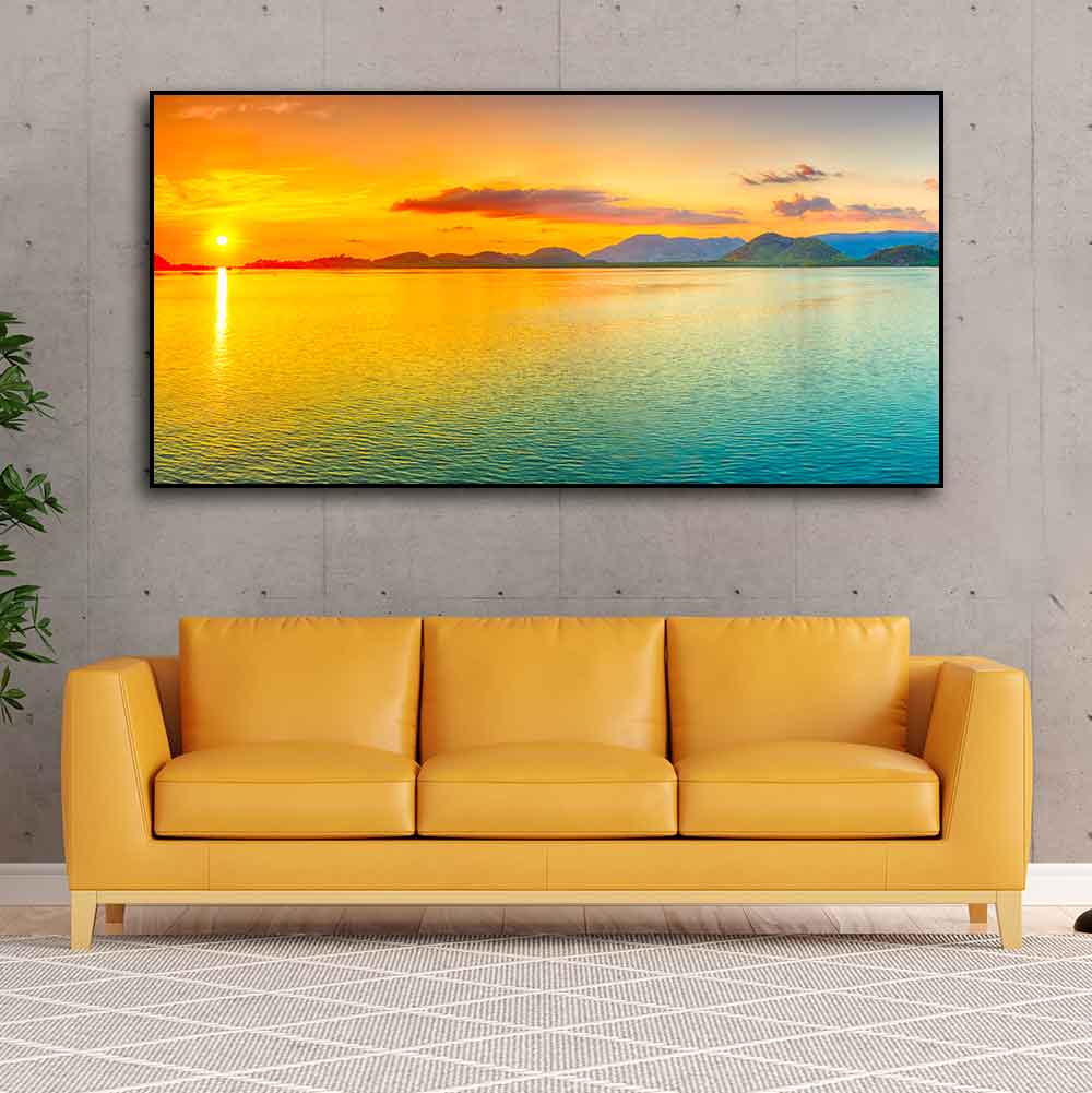 Beautiful Sunset Horizon Canvas wall Painting