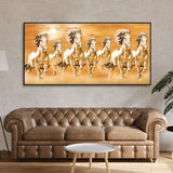  Seven Running Horses Canvas Wall Painting