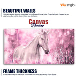 Beautiful White Horse Premium Wall Painting
