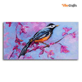 Bird with Nature Abstract Design Wall Painting
