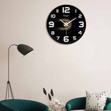 Black And White colour Wall Clock