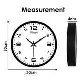 Black and White Wall Clock