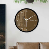 Brown Wooden Designer Wall Clock