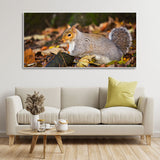 Canvas Wall Painting Squirrel in The Forest