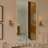 Rectangular Bathroom Mirror With LED